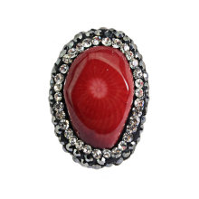 Ова красный нутральный коралловых ювелирных изделий из бисера ожерелье браслет Bancle DIY